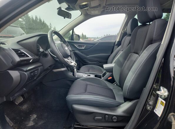 JF2SKADC7PH417528 2023 SUBARU FORESTER Black Вид салону спереду