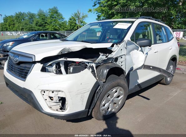 JF2SKADC8LH465551 2020 SUBARU FORESTER White Przód lewy