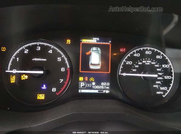 JF2SKADC8LH490076 2020 SUBARU FORESTER Gray Widok tylnych siedzeń