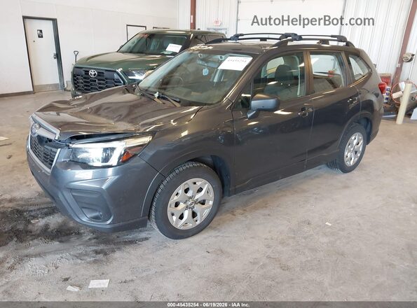 JF2SKADC9MH449344 2021 SUBARU FORESTER Gray Передня ліва чверть
