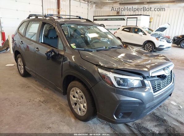 JF2SKADC9MH449344 2021 SUBARU FORESTER Gray Вид спереду