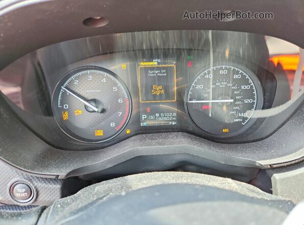 JF2SKADC9MH538539 2021 SUBARU FORESTER Белый Вид щитка приборов