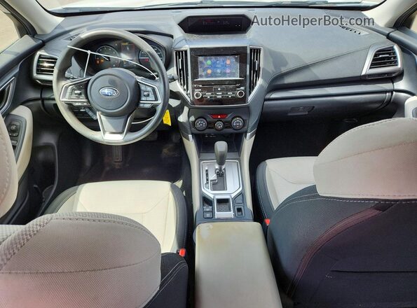 JF2SKADC9MH538539 2021 SUBARU FORESTER Белый Вид панели приборов