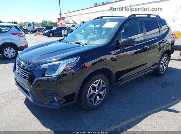 JF2SKADC9PH444021 2023 SUBARU FORESTER Черный Передняя левая четверть