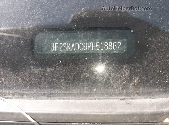 JF2SKADC9PH518862 2023 SUBARU FORESTER Blue Vista del cuadro de instrumentos