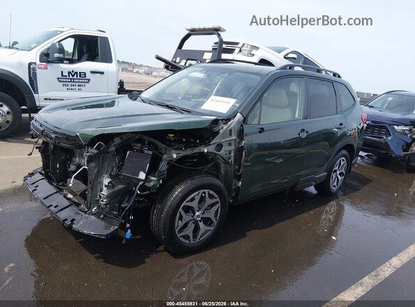 JF2SKADC9RH514491 2024 SUBARU FORESTER Green Առջևի ձախ երեք քառորդ տեսարան