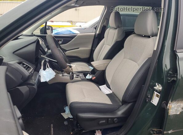 JF2SKADCXNH410506 2022 SUBARU FORESTER Green Front interior view