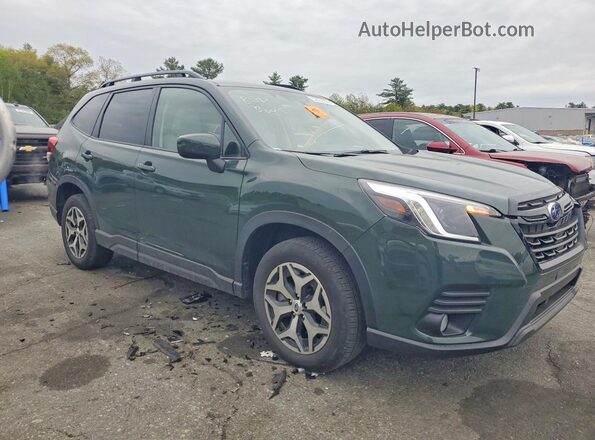 JF2SKADCXNH410506 2022 SUBARU FORESTER Green Front right