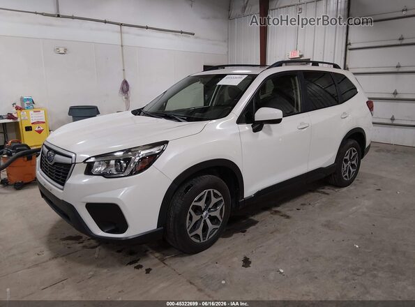 JF2SKAEC0KH486651 2019 SUBARU FORESTER White Przód lewy
