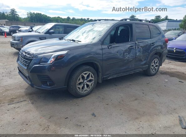 JF2SKAEC1NH414667 2022 SUBARU FORESTER Gray Передня ліва чверть