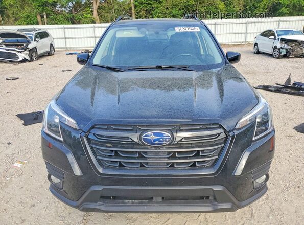 JF2SKAEC1NH513697 2022 SUBARU FORESTER Black Vista frontal