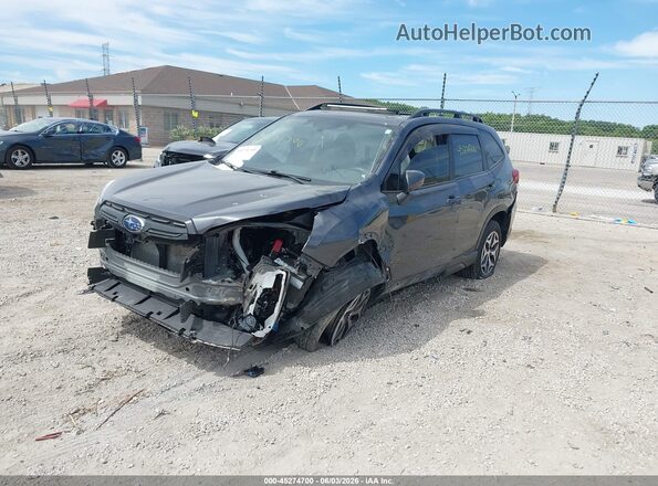 JF2SKAEC2NH408585 2022 SUBARU FORESTER Gray Przód lewy