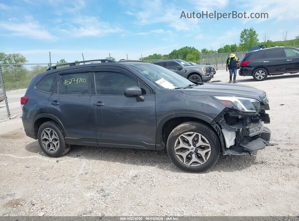 JF2SKAEC2NH408585 2022 SUBARU FORESTER Gray Widok wnętrza z tyłu