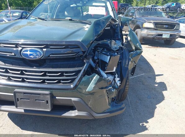 JF2SKAEC2NH462405 2022 SUBARU FORESTER Зеленый 