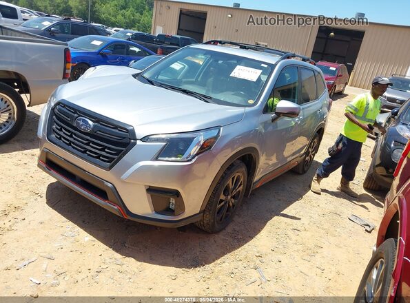 JF2SKAEC2RH512029 2024 SUBARU FORESTER Silver Передня ліва чверть