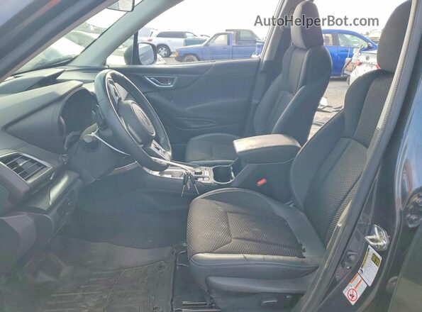 JF2SKAEC3KH421826 2019 SUBARU FORESTER Black Вид салону спереду