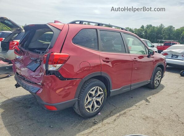 JF2SKAEC4NH463359 2022 SUBARU FORESTER Red უკანა მარჯვენა