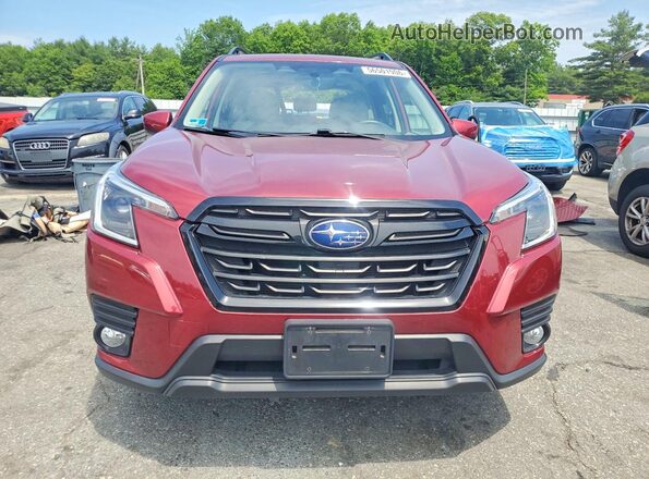 JF2SKAEC4NH463359 2022 SUBARU FORESTER Red წინა ხედი