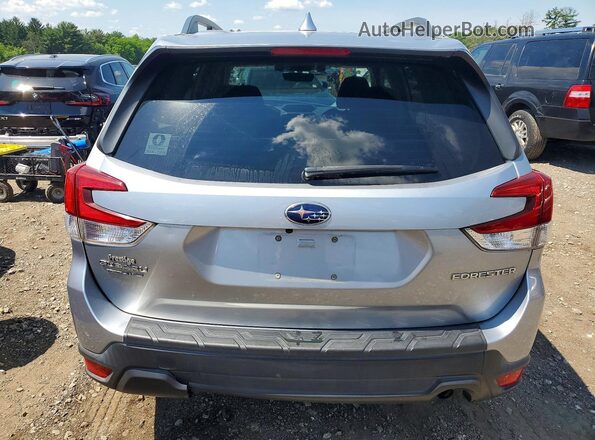 JF2SKAEC5KH407846 2019 SUBARU FORESTER Silver Rear view