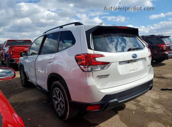 JF2SKAEC6KH525890 2019 SUBARU FORESTER White Trasero izquierdo