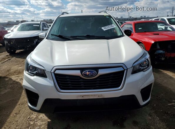 JF2SKAEC6KH525890 2019 SUBARU FORESTER White Vista frontal