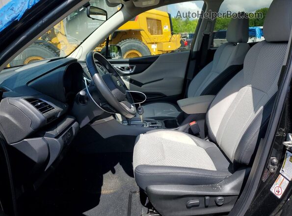 JF2SKAEC8KH459939 2019 SUBARU FORESTER Black Widok wnętrza z przodu