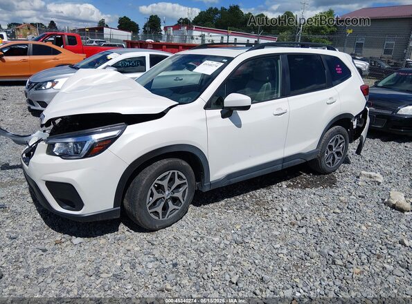 JF2SKAEC8KH572046 2019 SUBARU FORESTER White Przód lewy