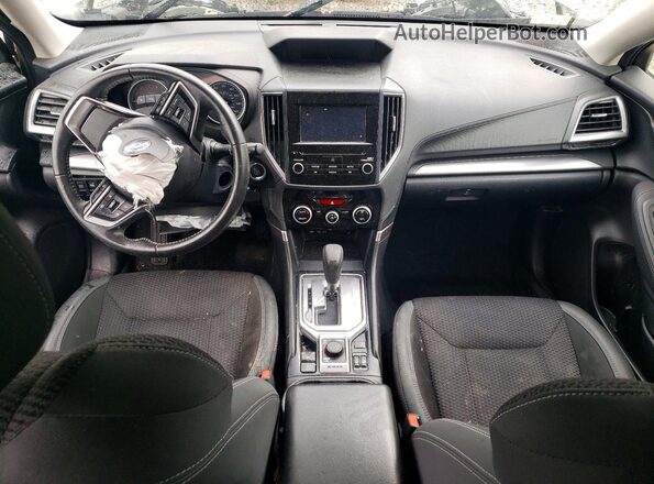 JF2SKAEC8NH432678 2022 SUBARU FORESTER Green Առջևի վահանակի տեսք