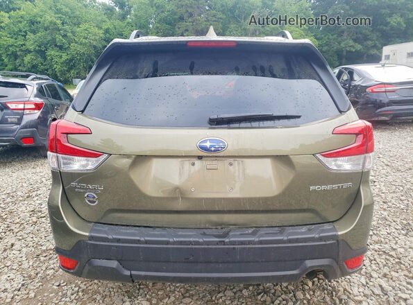 JF2SKAEC8NH432678 2022 SUBARU FORESTER Green Հետևի տեսք