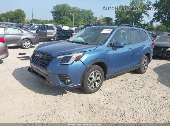 JF2SKAECXPH526516 2023 SUBARU FORESTER Blue Przód lewy