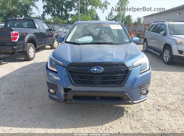 JF2SKAECXPH526516 2023 SUBARU FORESTER Blue Widok wnętrza z tyłu