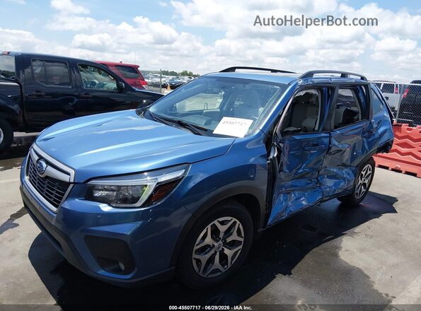 JF2SKAFC2MH500843 2021 SUBARU FORESTER Blue Przód lewy