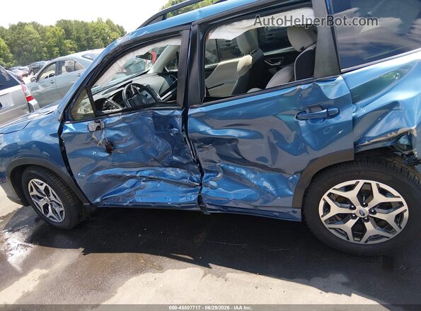 JF2SKAFC2MH500843 2021 SUBARU FORESTER Blue Widok wnętrza z tyłu