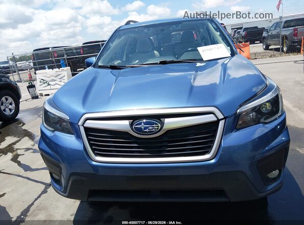 JF2SKAFC2MH500843 2021 SUBARU FORESTER Blue Widok deski rozdzielczej