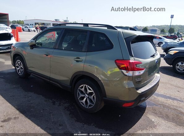 JF2SKAFC2MH566180 2021 SUBARU FORESTER Green Trasero izquierdo