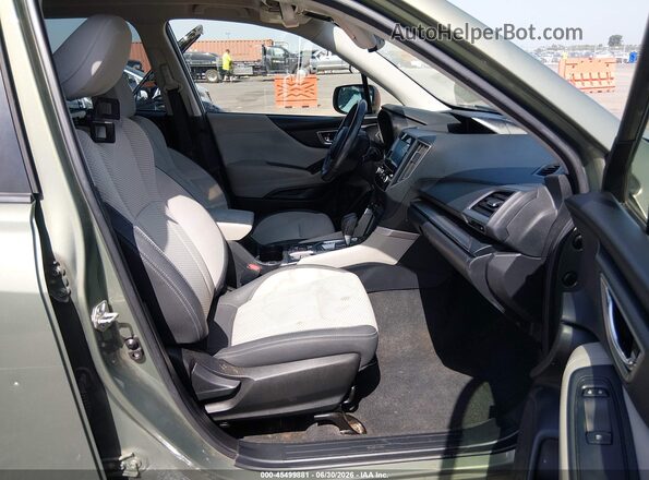 JF2SKAFC2MH566180 2021 SUBARU FORESTER Green Vista interior delantera
