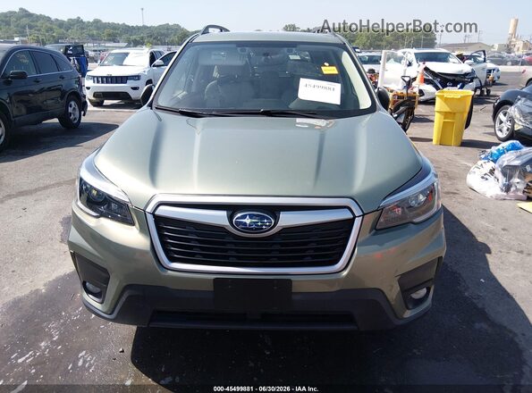 JF2SKAFC2MH566180 2021 SUBARU FORESTER Green Vista del salpicadero