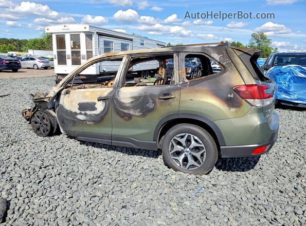 JF2SKAFC7MH425038 2021 SUBARU FORESTER Green Rear left