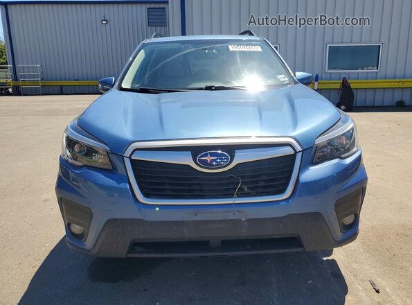JF2SKAFCXMH520063 2021 SUBARU FORESTER Blue 