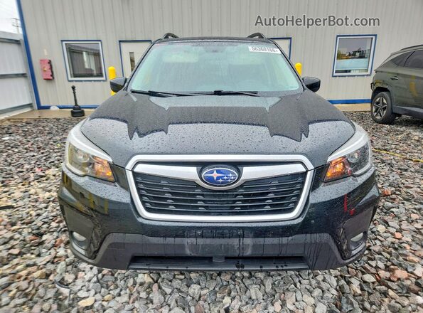 JF2SKAFCXMH577671 2021 SUBARU FORESTER Black Դիմացի տեսք