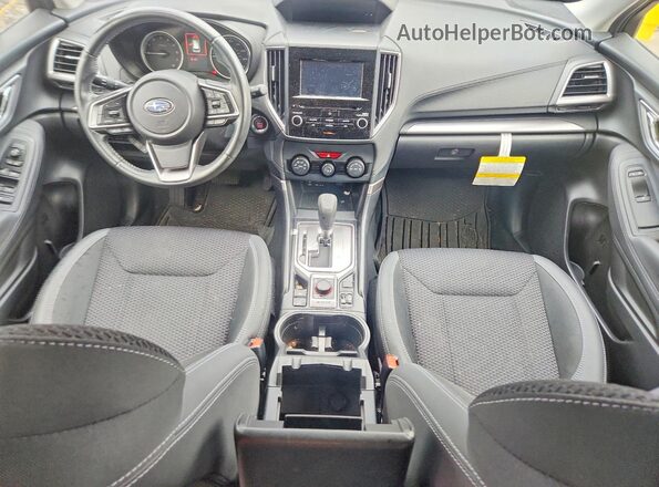 JF2SKAFCXMH577671 2021 SUBARU FORESTER Black Առջևի վահանակի տեսք