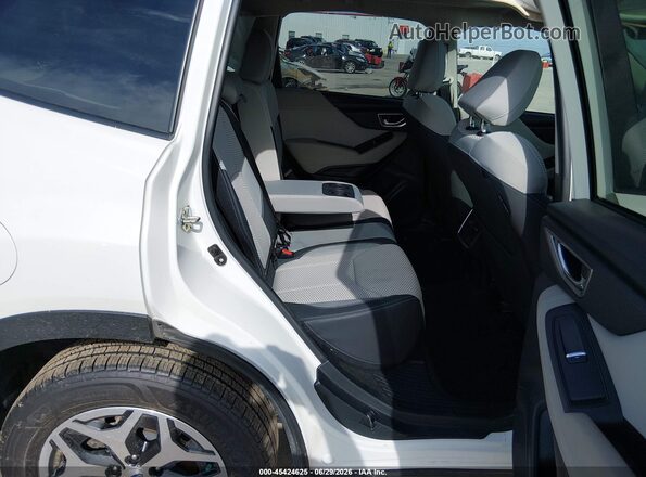 JF2SKAGC2LH429463 2020 SUBARU FORESTER White Vista de la etiqueta del VIN