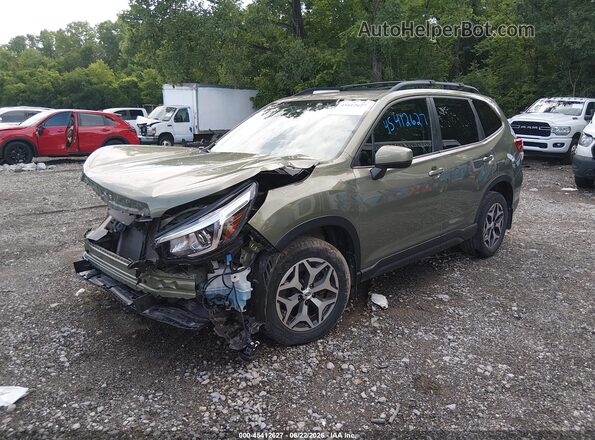 JF2SKAGC2LH472863 2020 SUBARU FORESTER Green Front left