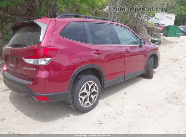 JF2SKAGC3KH412797 2019 SUBARU FORESTER Red უკანა მარჯვენა