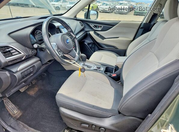 JF2SKAGC3LH610930 2020 SUBARU FORESTER Green Вид салону спереду