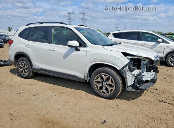 JF2SKAGC5KH554469 2019 SUBARU FORESTER Белый Передняя правая четверть