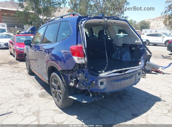 JF2SKAGC6RH435811 2024 SUBARU FORESTER Синий Задняя левая четверть