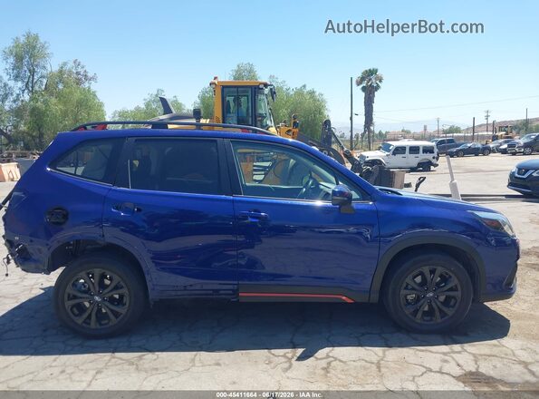 JF2SKAGC6RH435811 2024 SUBARU FORESTER Синий Панорамный вид салона 360°