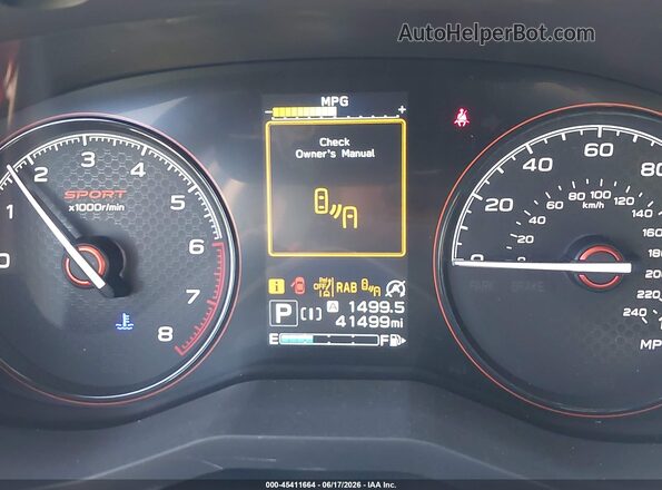 JF2SKAGC6RH435811 2024 SUBARU FORESTER Синий 