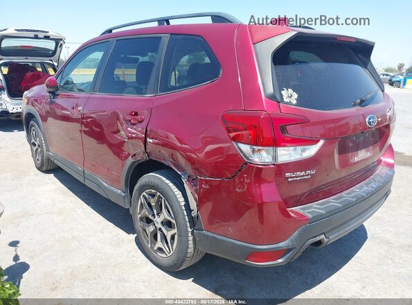 JF2SKAGC7KH427769 2019 SUBARU FORESTER Red Rear left